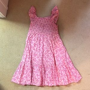 Crew cuts pink dress